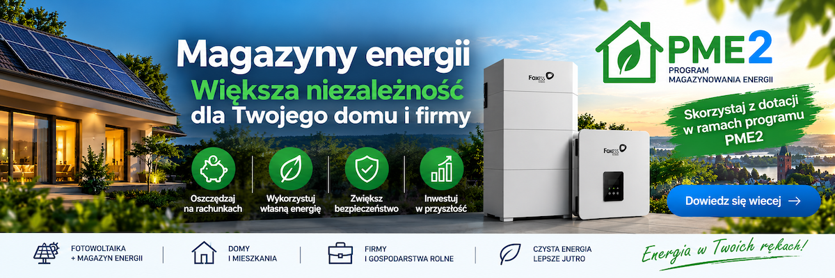magazyny energii toruń dotacja pme2 Toruń montaż  